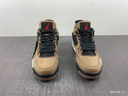 Cheap TB Jordan Retro Scott 4 x 3936 Travis AJ4-  Air Brown ZeroBulk 1027